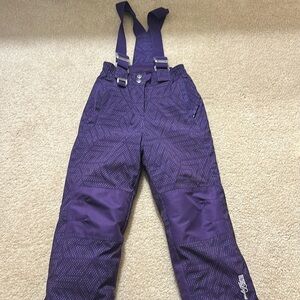 Weatherproof 32 degrees kids snow pants in purple size 5/6